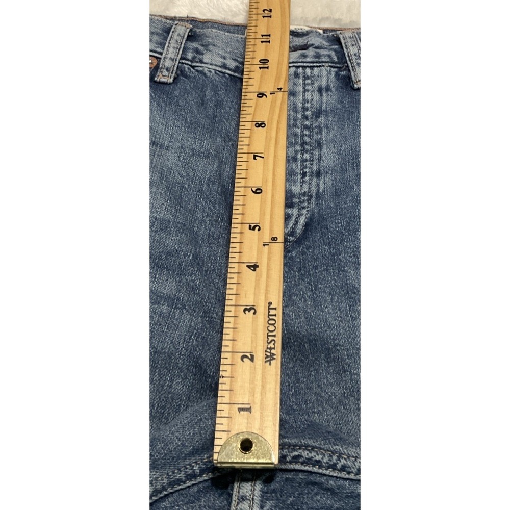Free People We The Free Women's Size 28 Ripple Wide-Leg Pieced Cropped Jeans - Picture 15 of 16